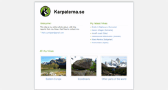 Desktop Screenshot of karpaterna.se